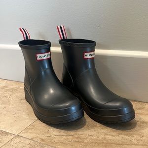 Hunter Play Short Metallic Rainboot